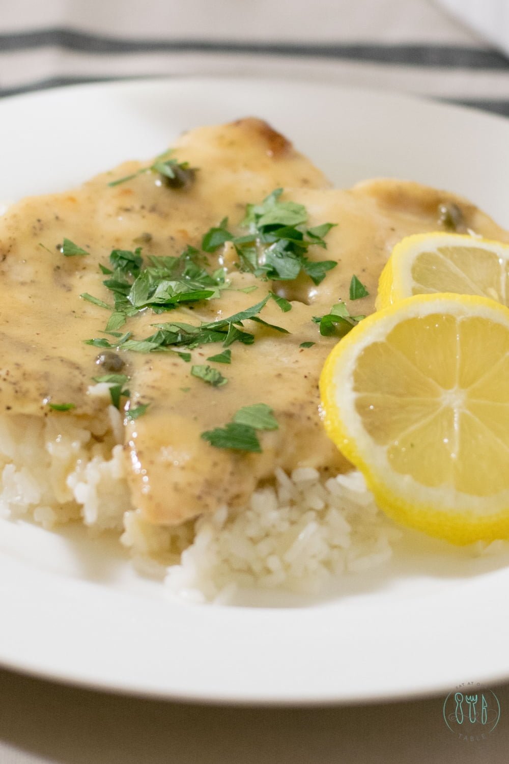 Gluten Free Chicken Piccata with Lemon and Capers